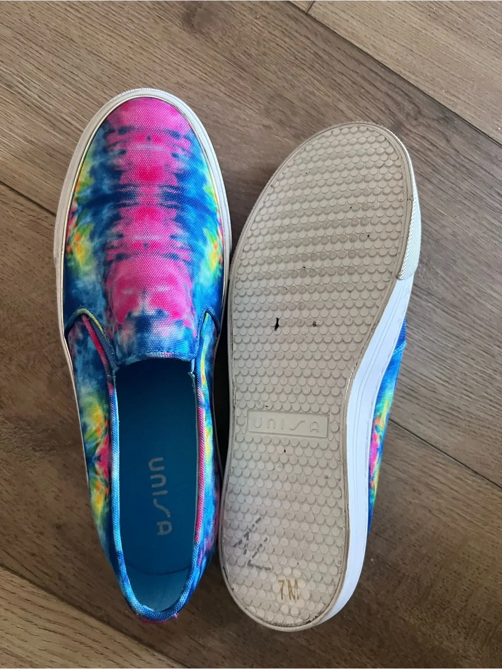 Unisa Multicolor Tie-Dye Slip-On Sneakers